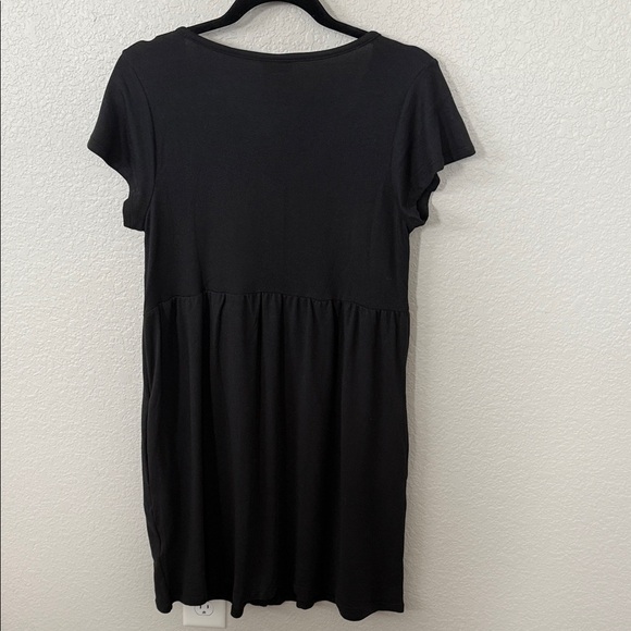 LuLaRoe Black Button-Front Babydoll Heidi Dress size xxs - Picture 5 of 7